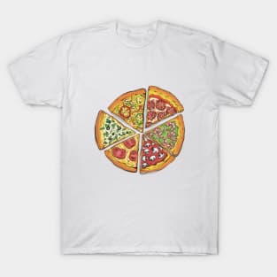 Diferent Pizza Slices T-Shirt